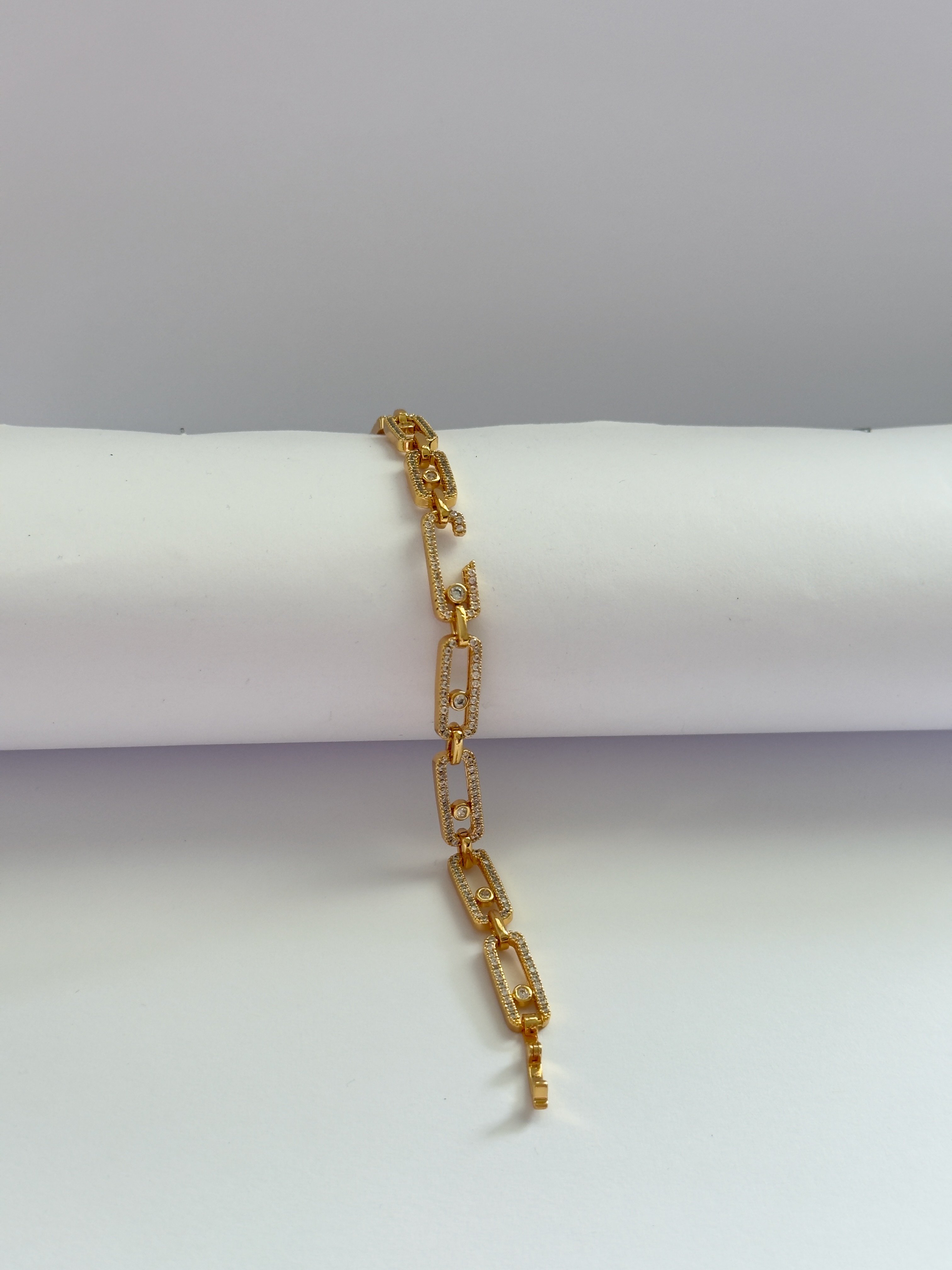 Mess. Tamtur Taşlı Gold SoMove Bileklik