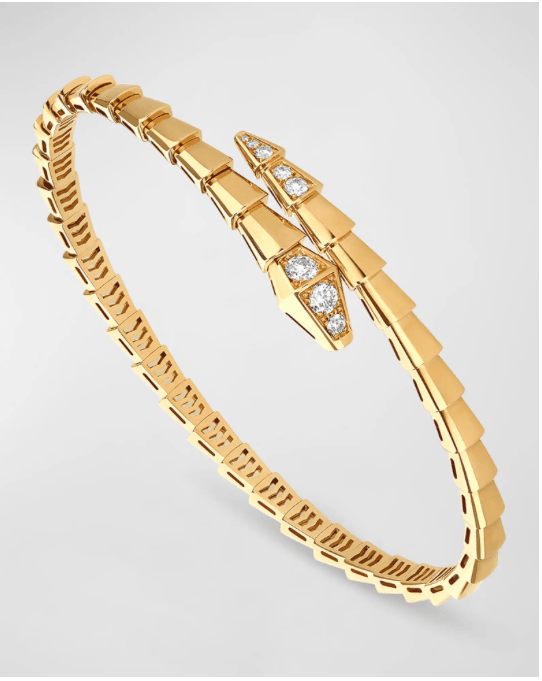 Bvl. Gold Serpenti Ucu Taşlı Bileklik
