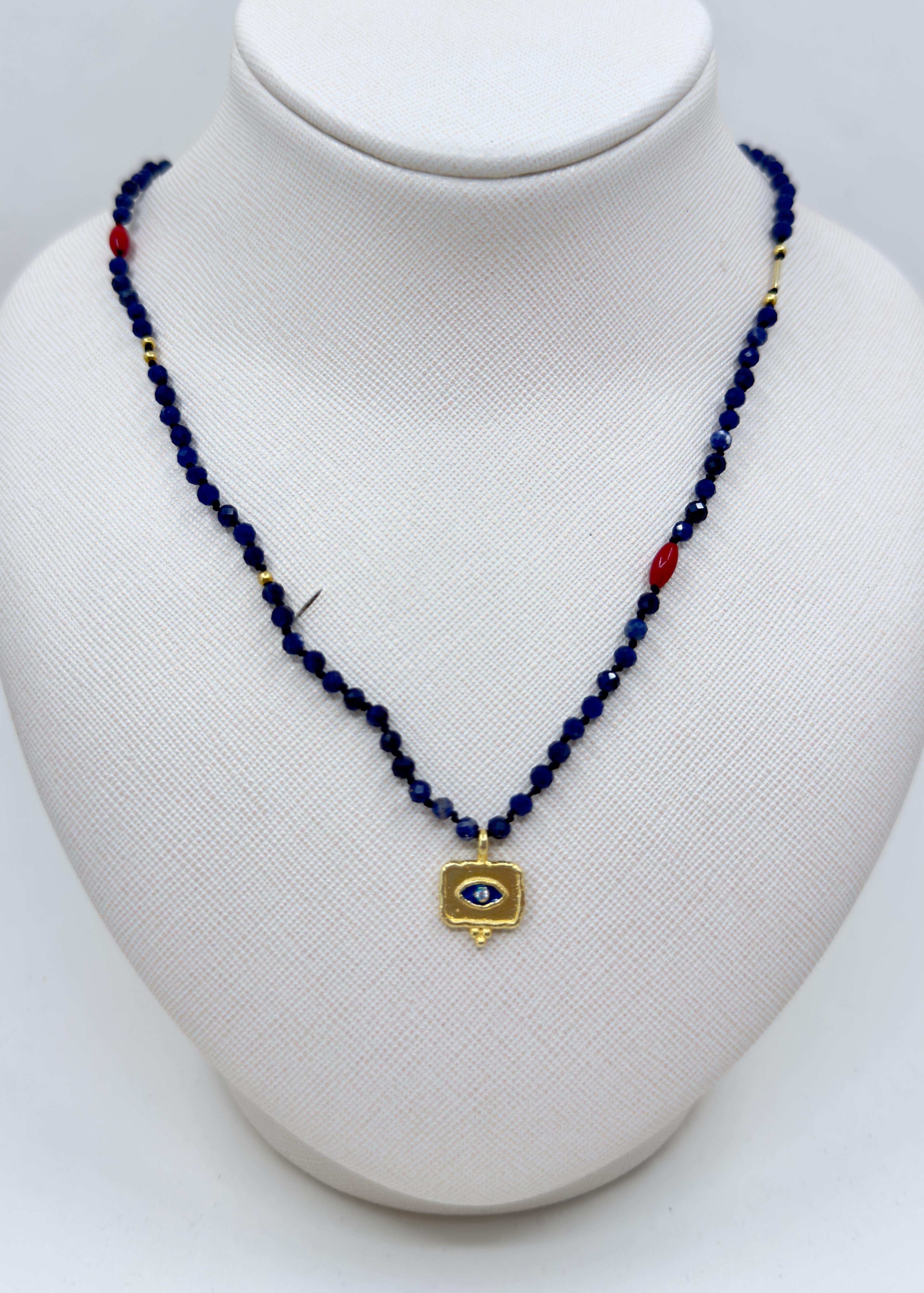 Soleil. Clarity Eye Kolye - Sodalite