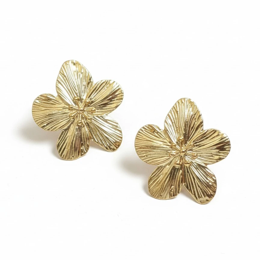 Flora Metal Küpeler