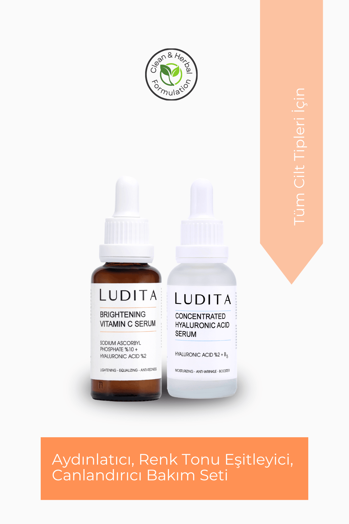 The Ludita Illuminating, Skin Tone-Equalizing, Revitalizing Skincare Set