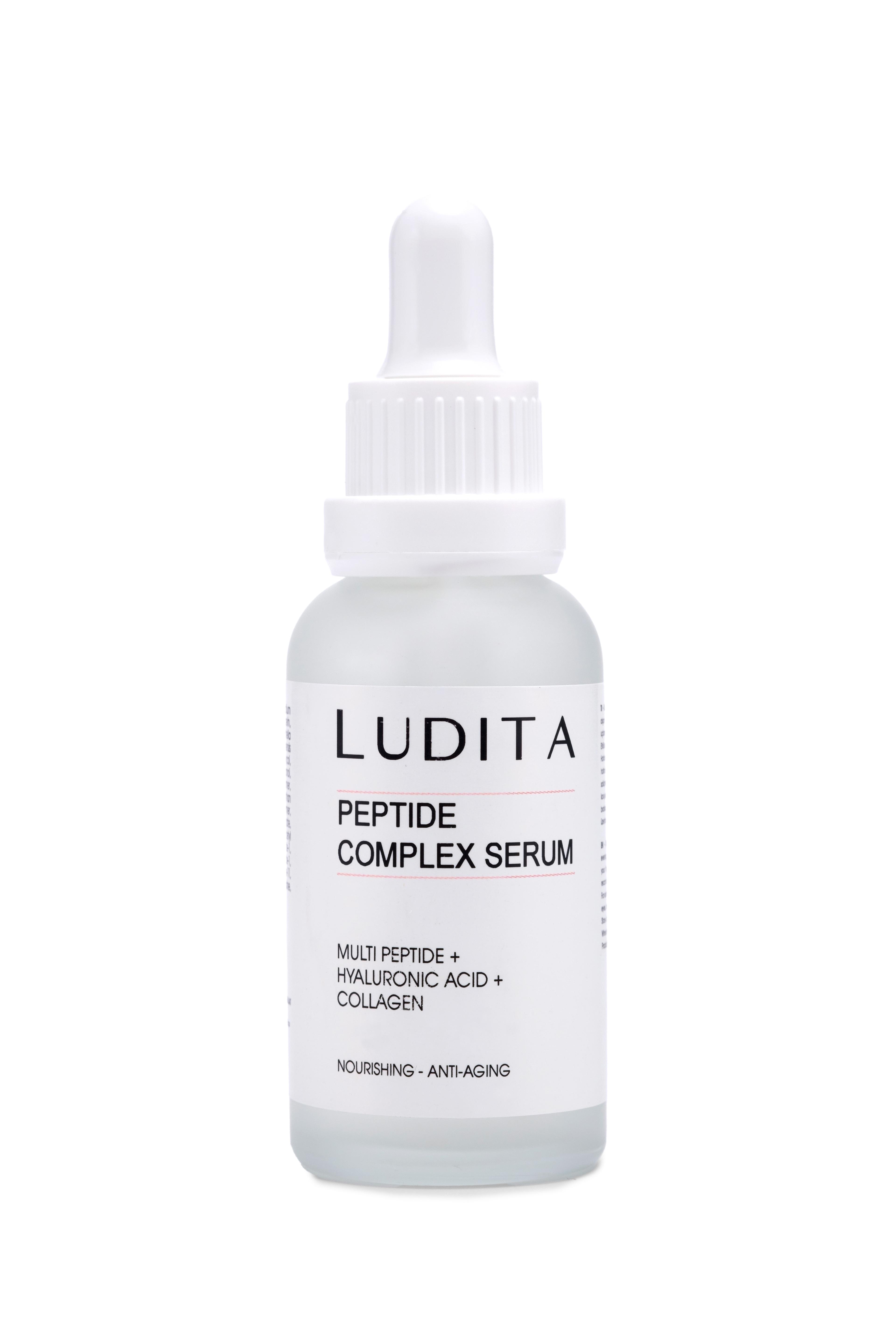 Ludita İnce Çizgi ve Kırışıklık Karşıtı, Yoğun Nemlendirici Peptit Kompleks Serum
