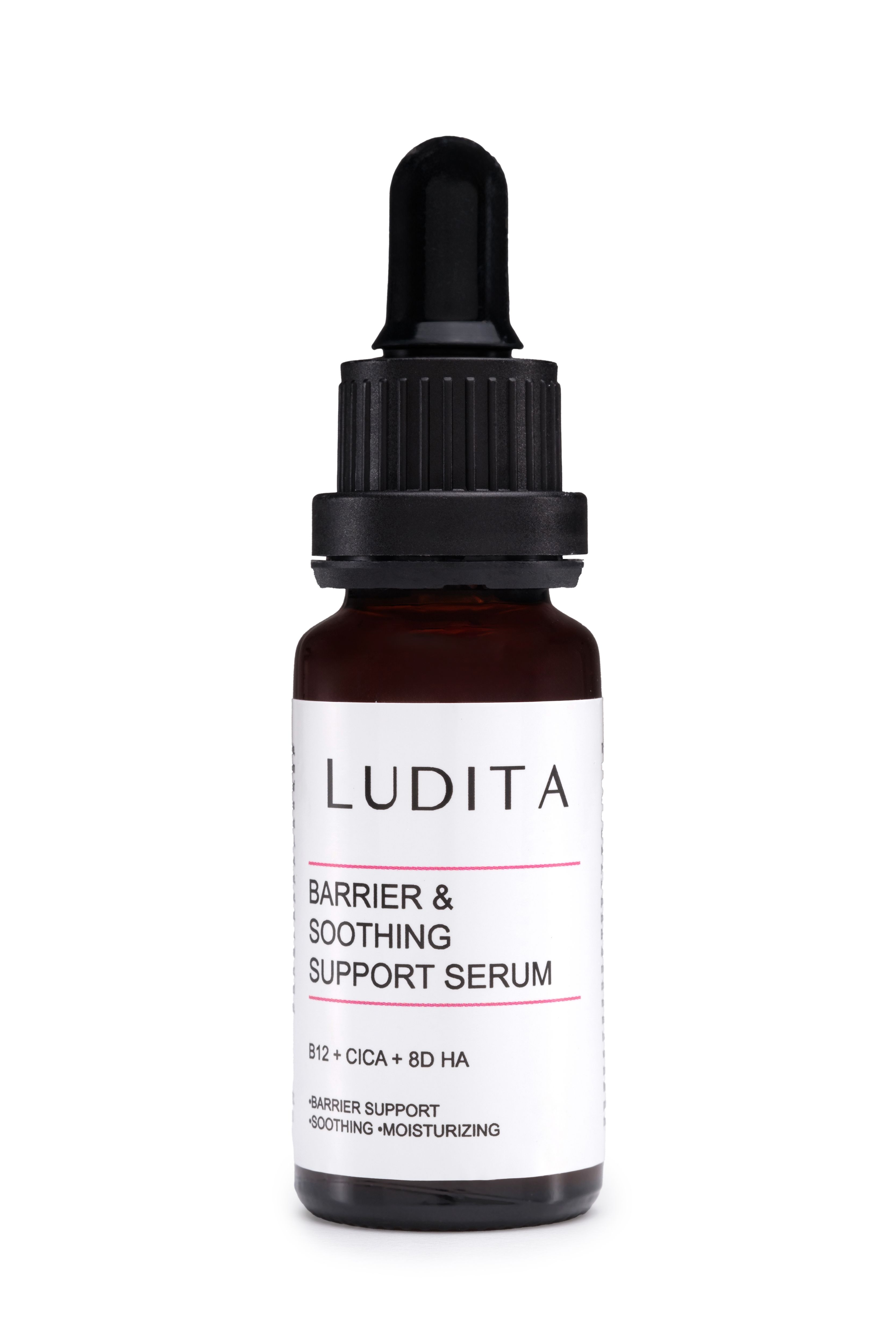 Ludita Yatıştırıcı Onarıcı Nemlendirici Bariyer Güçlendirici B12 vitaminli Seramid Serum