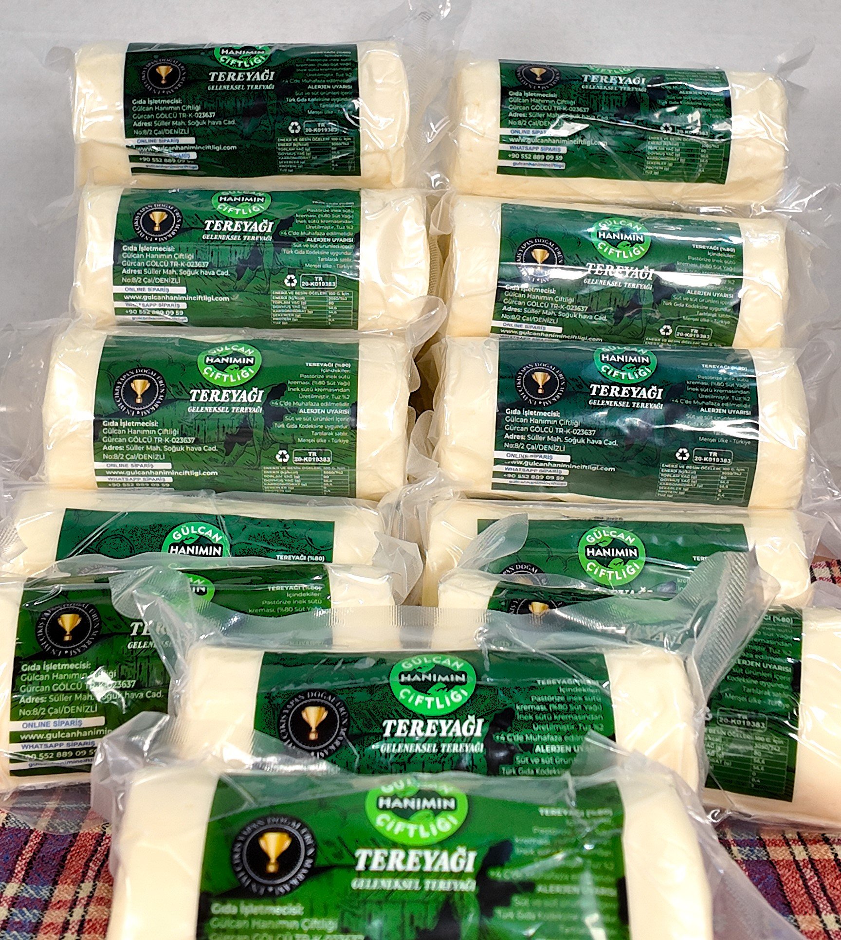 Toptan 500 gr rulo tereyağ