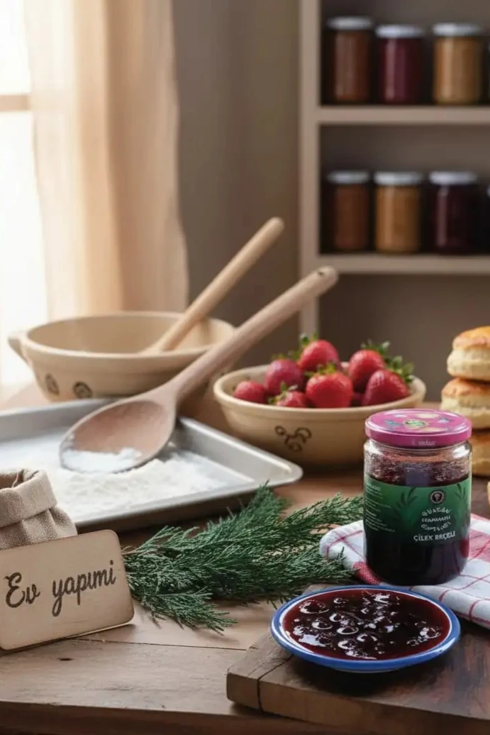 Çilek Reçeli 750 gr 3 adet 