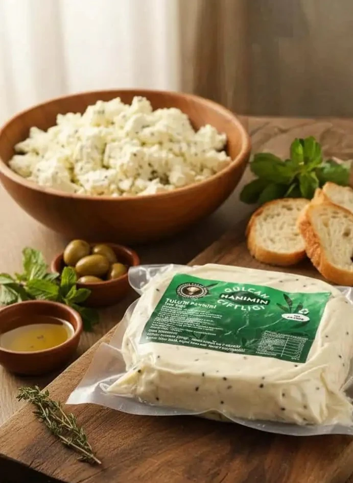Şirden Mayalı Çörek Otlu Tulum Peynir