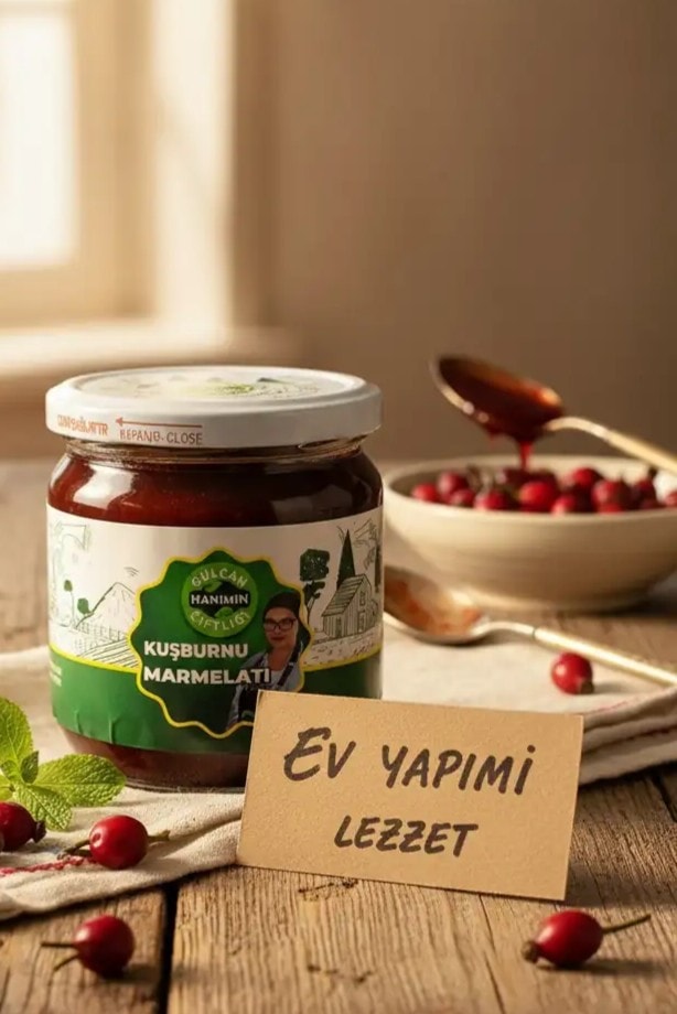 KUŞBURNU MARMELATI 425GR