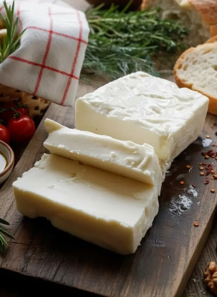 Şirden Mayalı İnci Beyazı (olgunlaştırılmış tam yağlı peynir) E 