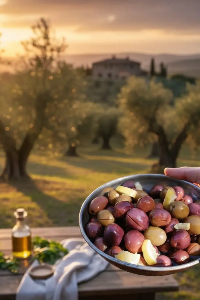 Xl Manzalina Pembe Çizik Zeytin