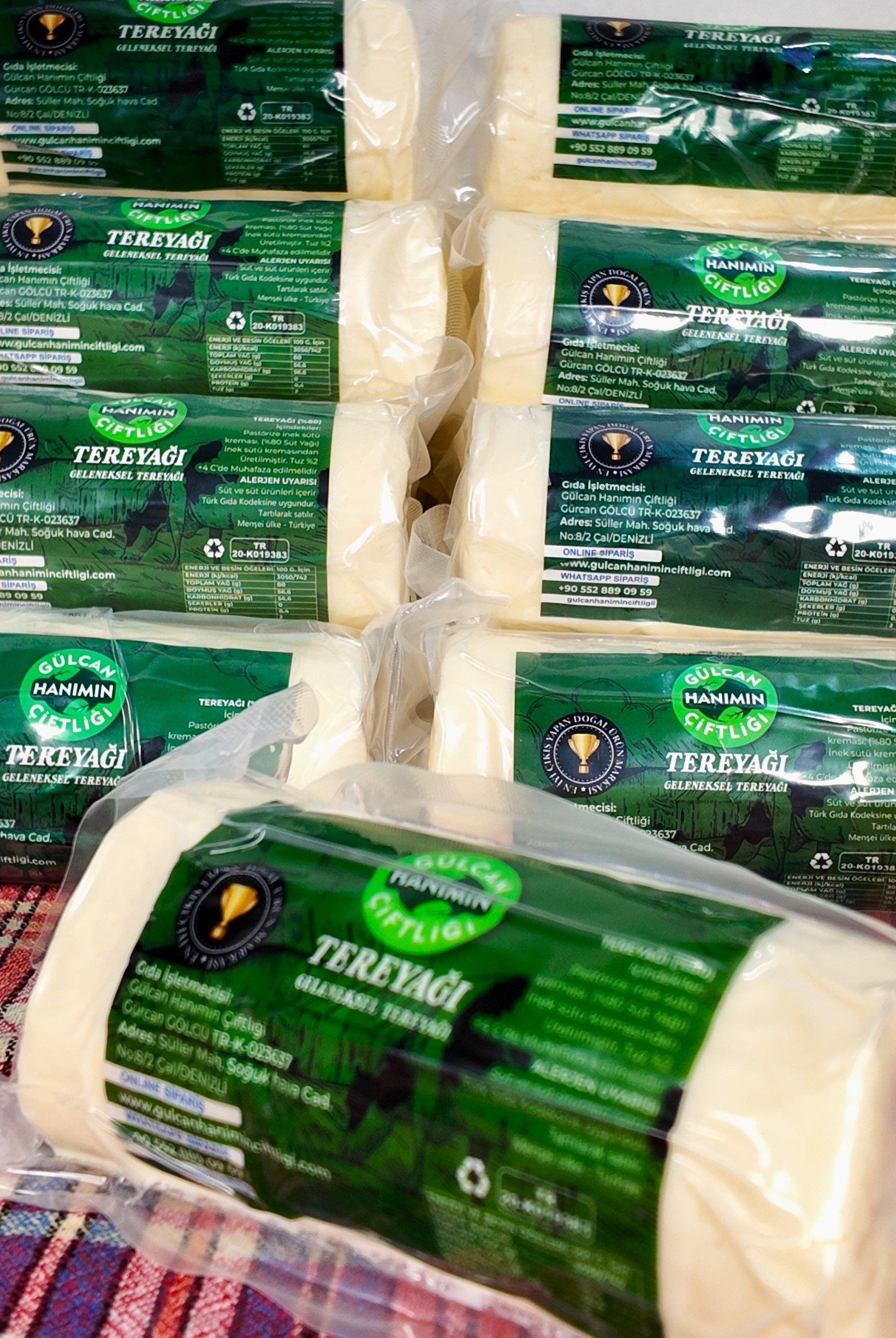 Toptan 500 gr rulo tereyağ
