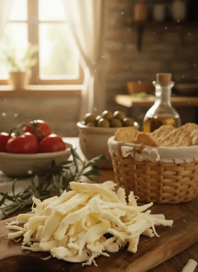 Şirden Mayalı Çeçil Peyniri