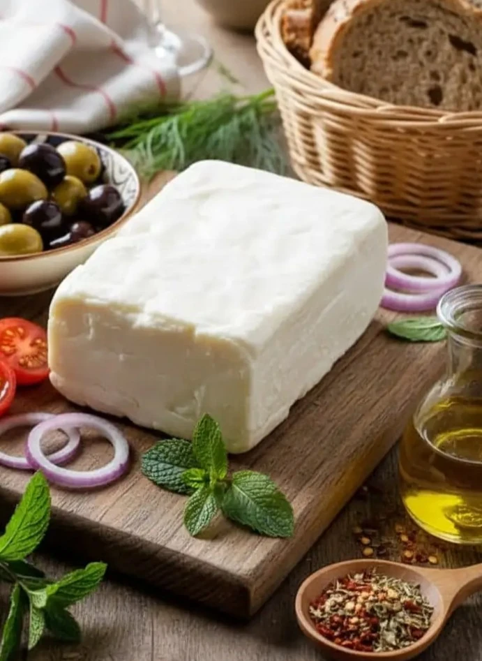 Şirden Mayalı İnci Beyazı (olgunlaştırılmış tam yağlı peynir) E 