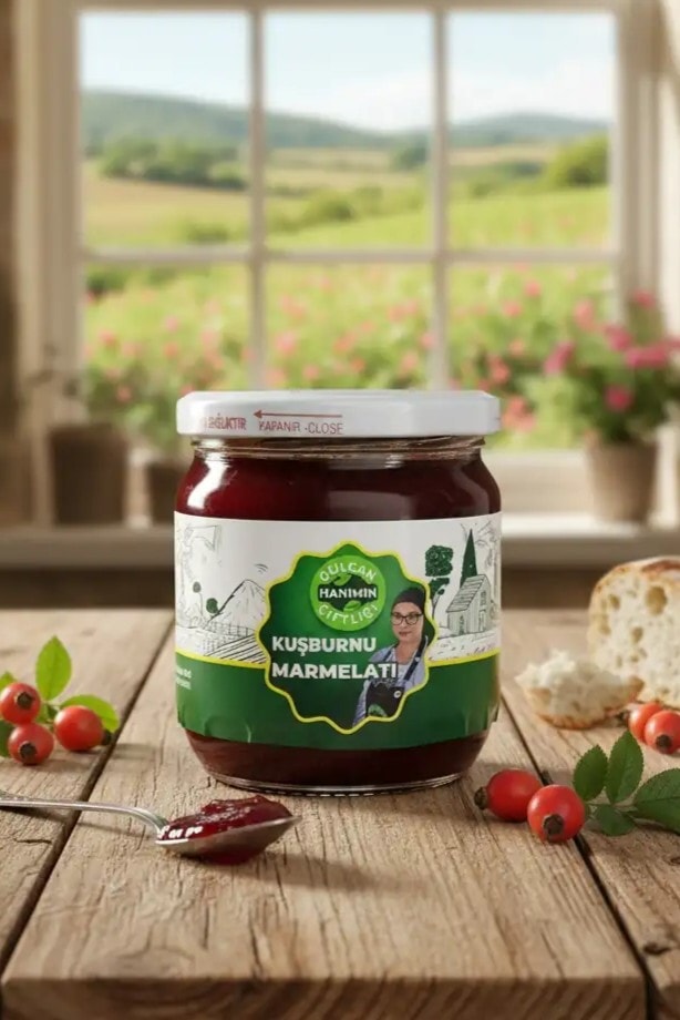 KUŞBURNU MARMELATI 425GR