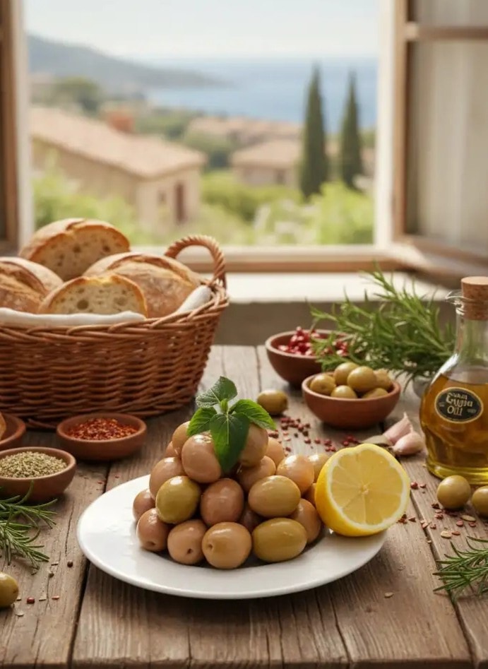 Kokteyl Domat Çizik Zeytin