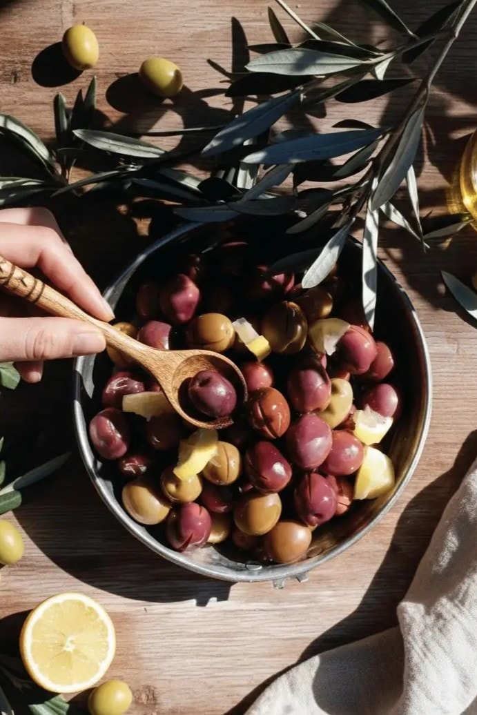 Xl Manzalina Pembe Çizik Zeytin