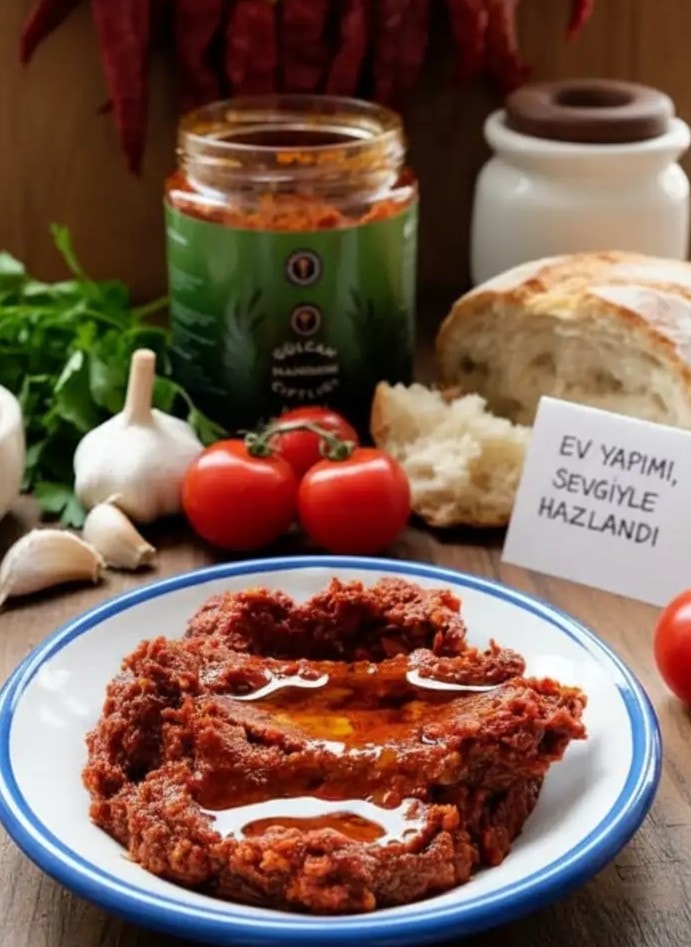 El Yapımı Doğal Acuka (Kahvaltılık Sos)