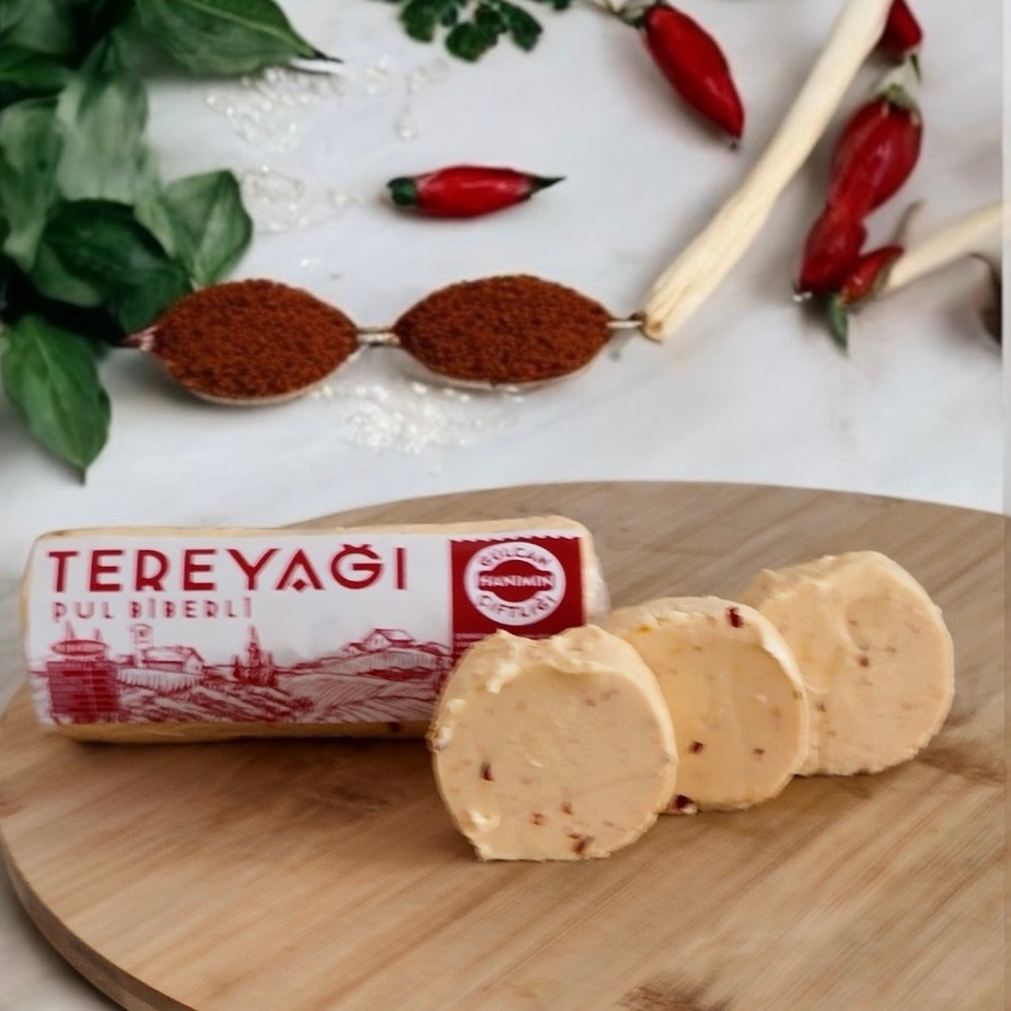 jersey tereyağ pul biberli