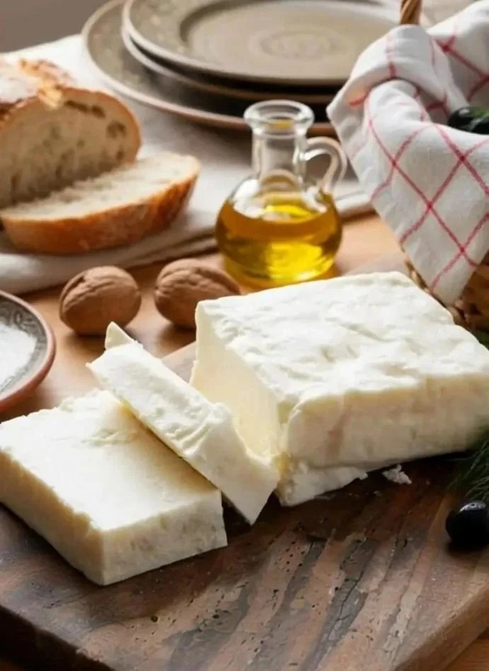 Şirden Mayalı İnci Beyazı (olgunlaştırılmış tam yağlı peynir) E 