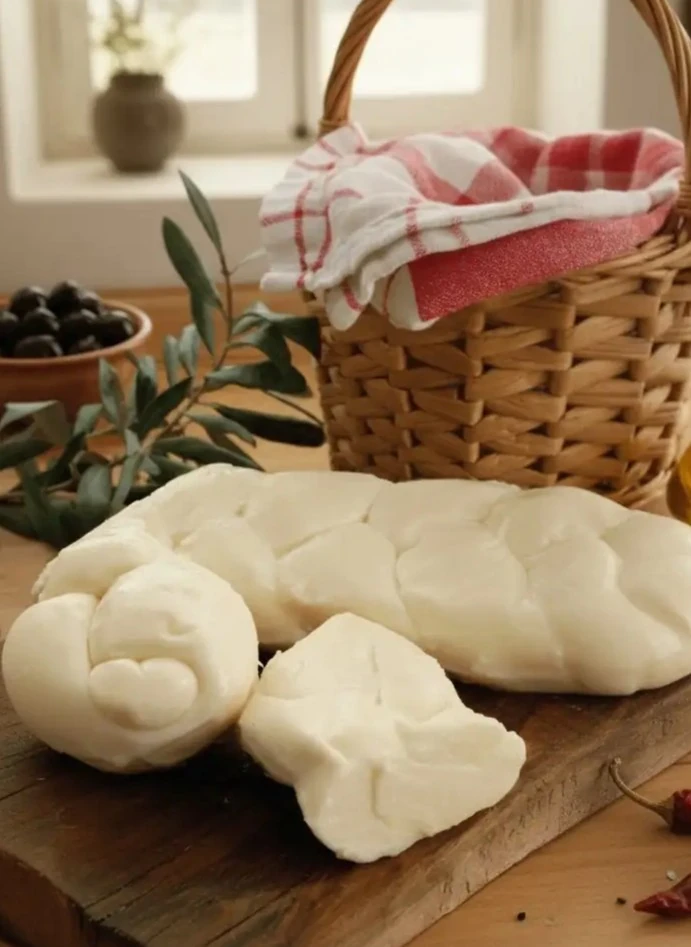 Şirden Mayalı Örgü Peyniri