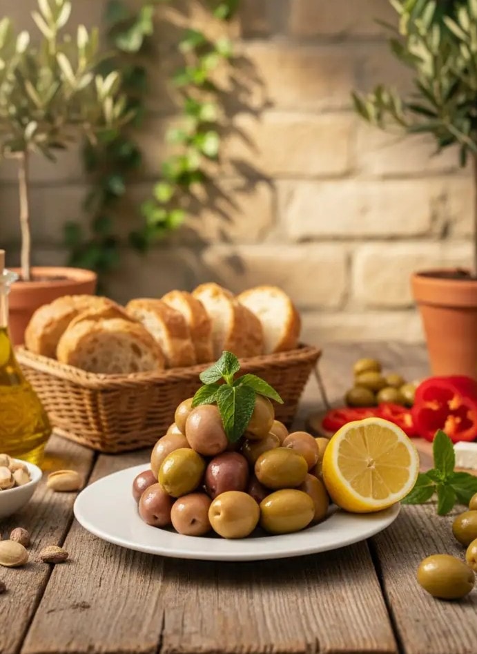 Kokteyl Domat Çizik Zeytin