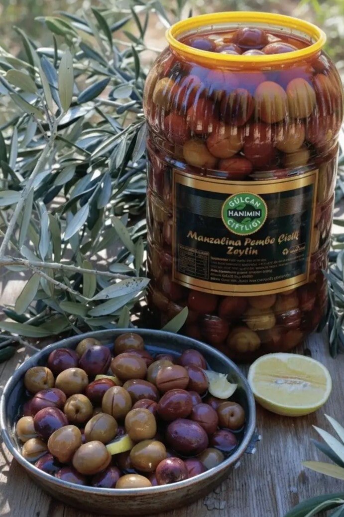 Xl Manzalina Pembe Çizik Zeytin