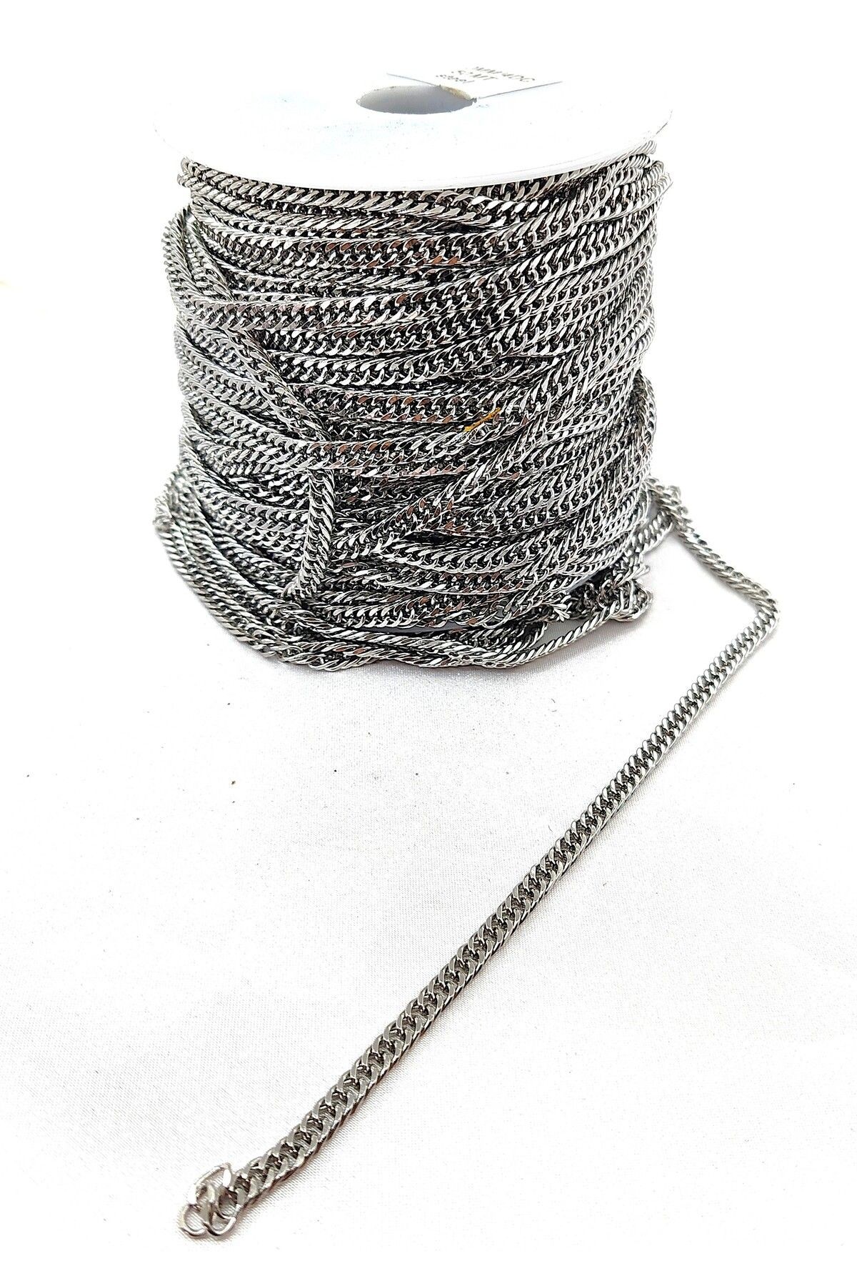 ÇELİK ZİNCİR (1 METRE) - gümüş rengi3
