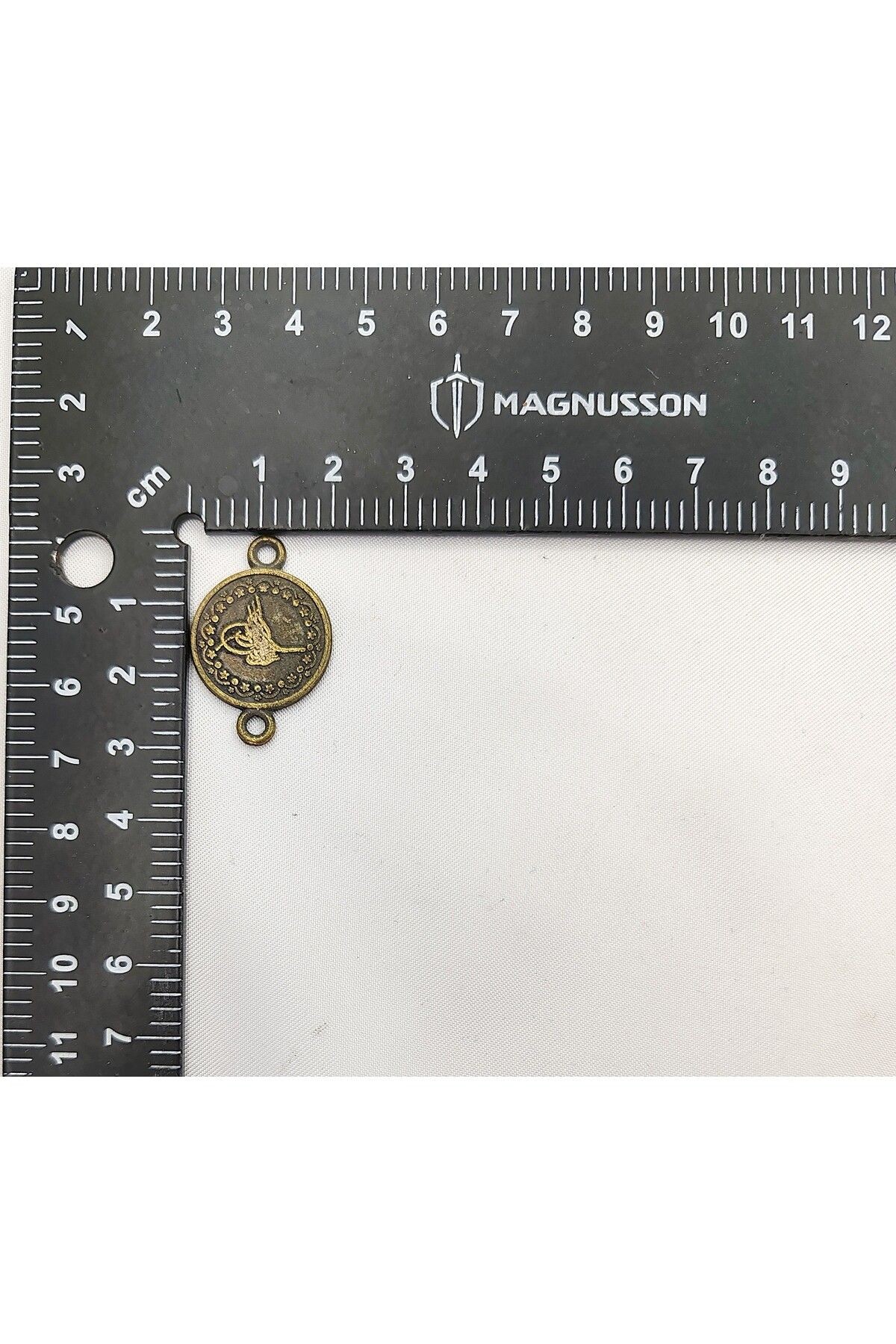 20 MM OSMANLI TUĞRA PARA (ÇİFT KUPLU DÜZ) (50 ADET) - yeşil antik