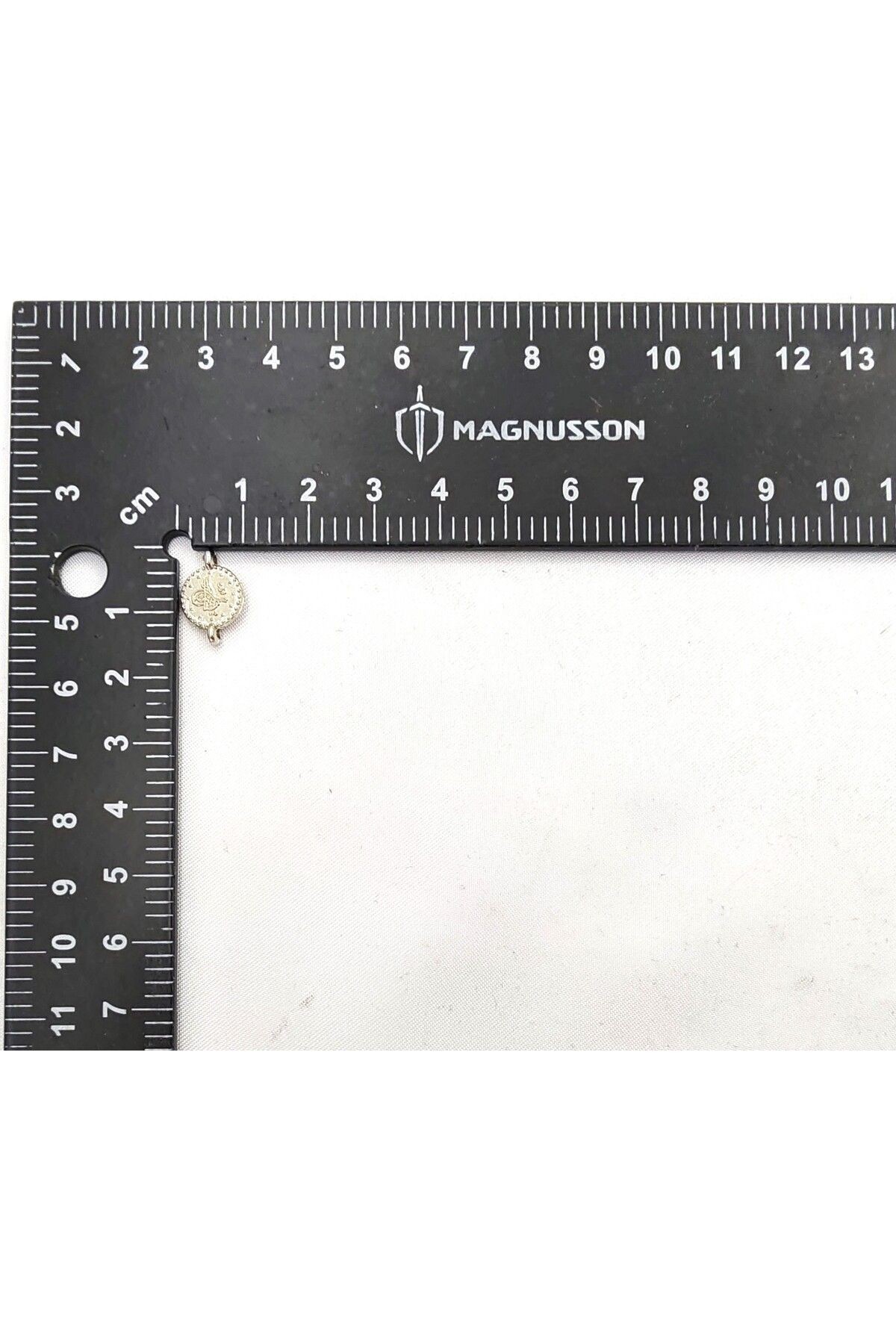 8-10 MM OSMANLI TUĞRA PARA (ÇİFT KUPLU MAÇALI) (50 ADET) - gümüş rengi