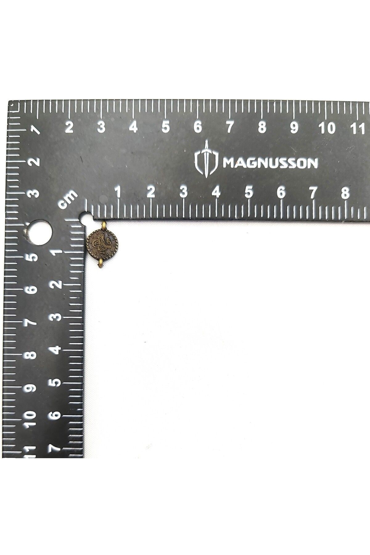 8-10 MM OSMANLI TUĞRA PARA (ÇİFT KUPLU MAÇALI) (50 ADET) - yeşil antik