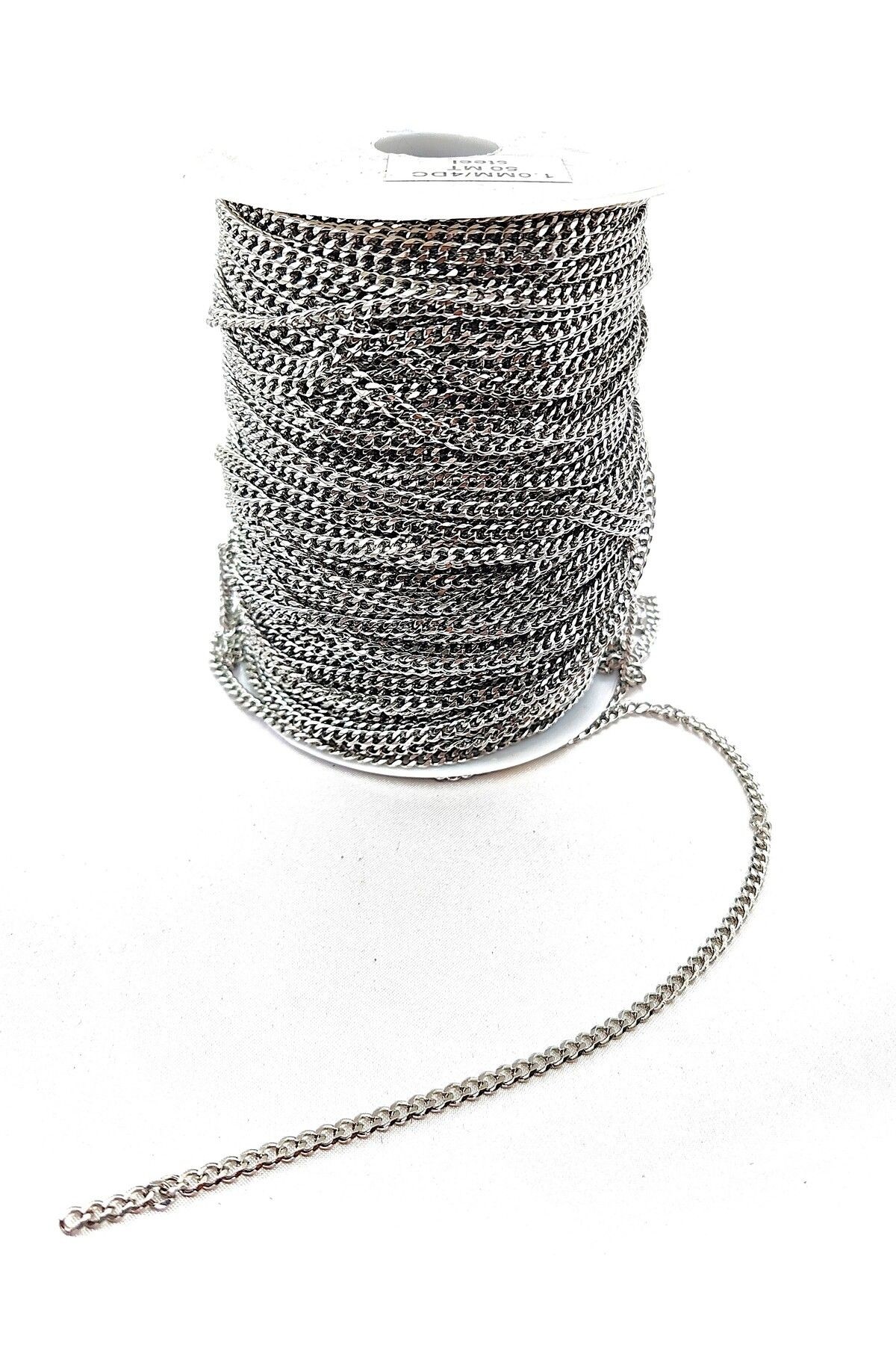 ÇELİK ZİNCİR (1 METRE) - gümüş rengi5