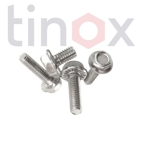 FLANSLI CIVATA A4 DIN-6921-4-6x16