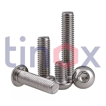 IMBUS BOMBE BASLI CIVATA A2 ISO-7380-2-10x35
