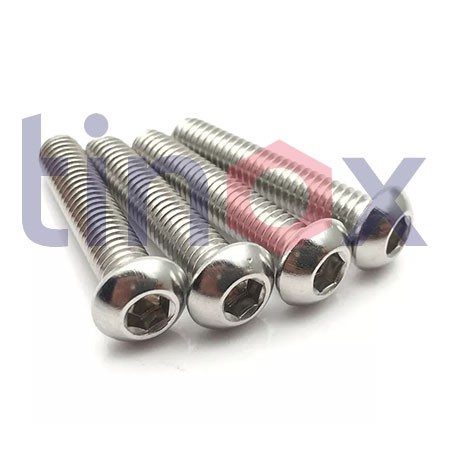 IMBUS BOMBE BASLI CIVATA A2 ISO-7380-2-10x35