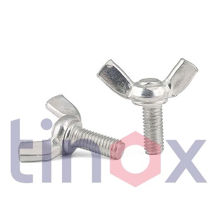 KELEBEK BASLI CIVATA A2 DIN-316-2-3x10