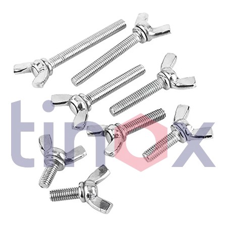 KELEBEK BASLI CIVATA A2 DIN-316-2-3x10