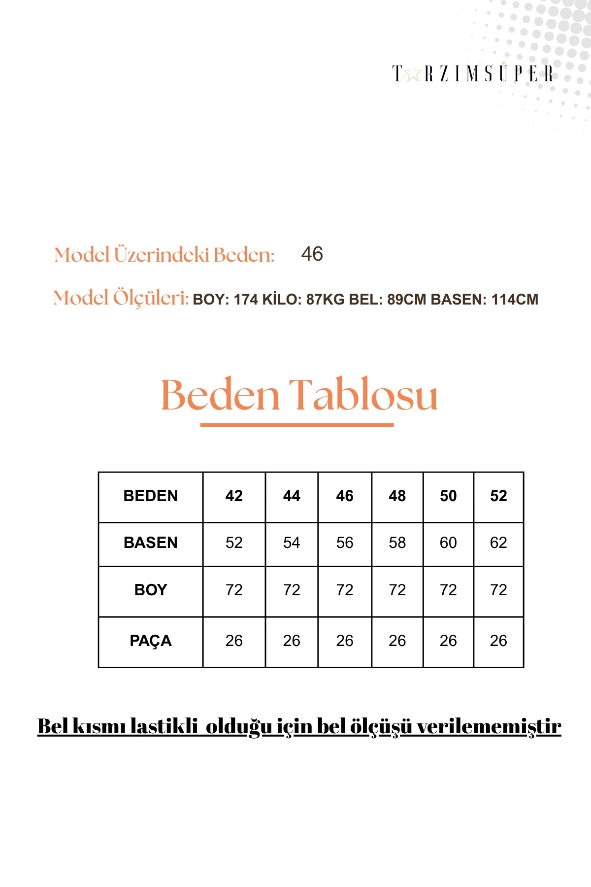 Büyük Beden Yazlık Beli Lastikli  Yüksek Belli Kot Kapri