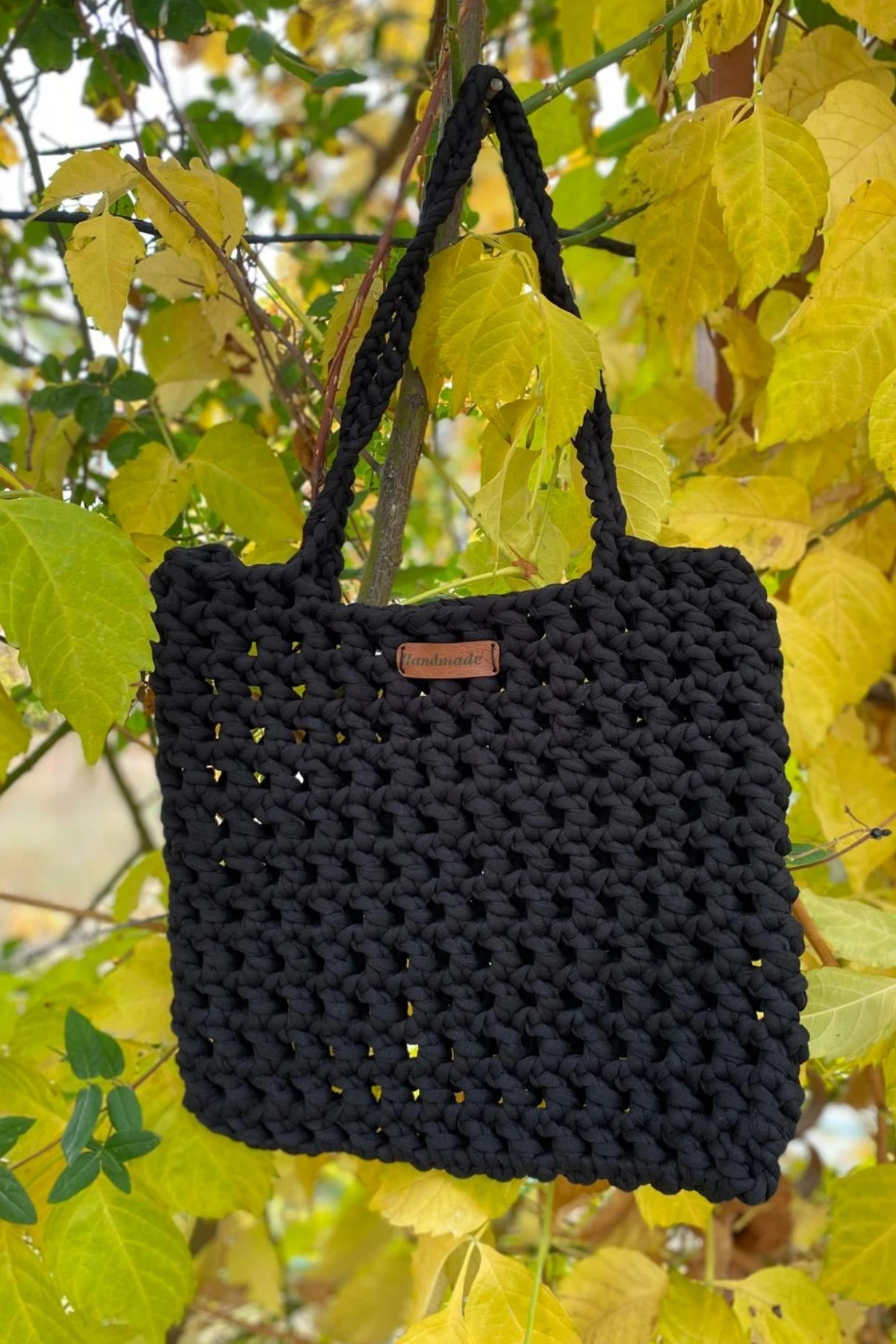 Kadın  El Yapımı Veronika Model File Çanta - SİYAH