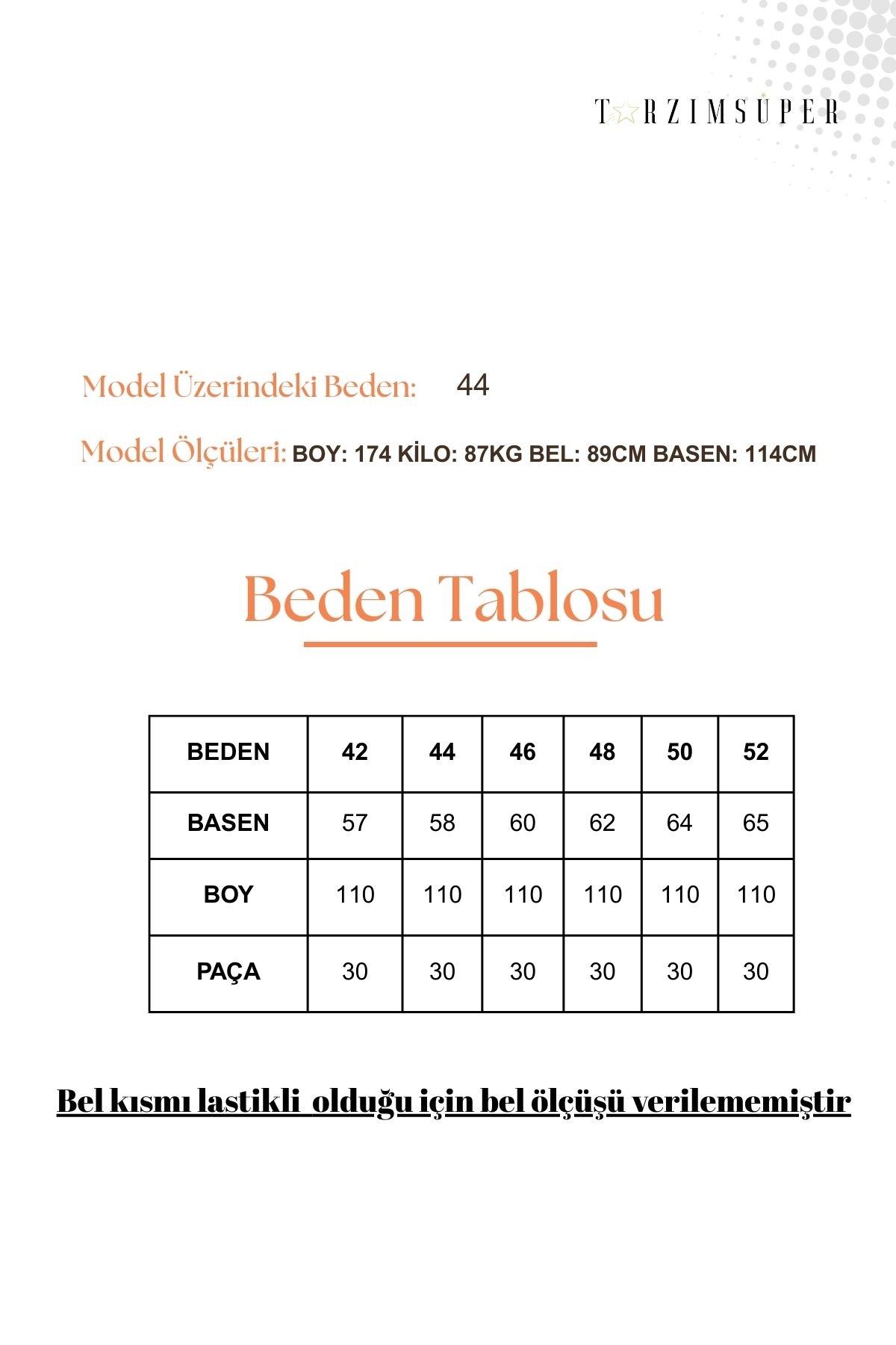Büyük Beden Yazlık  Beli Lastikli  Bol Paça Yüksek Belli  Kot Pantolon