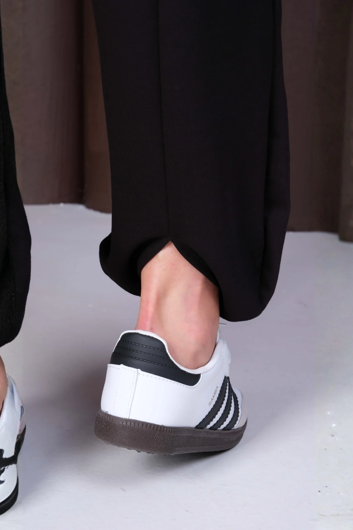 Kadın Büyük Beden Beli Lastikli Şalvar Pantolon – Premium Kumaş