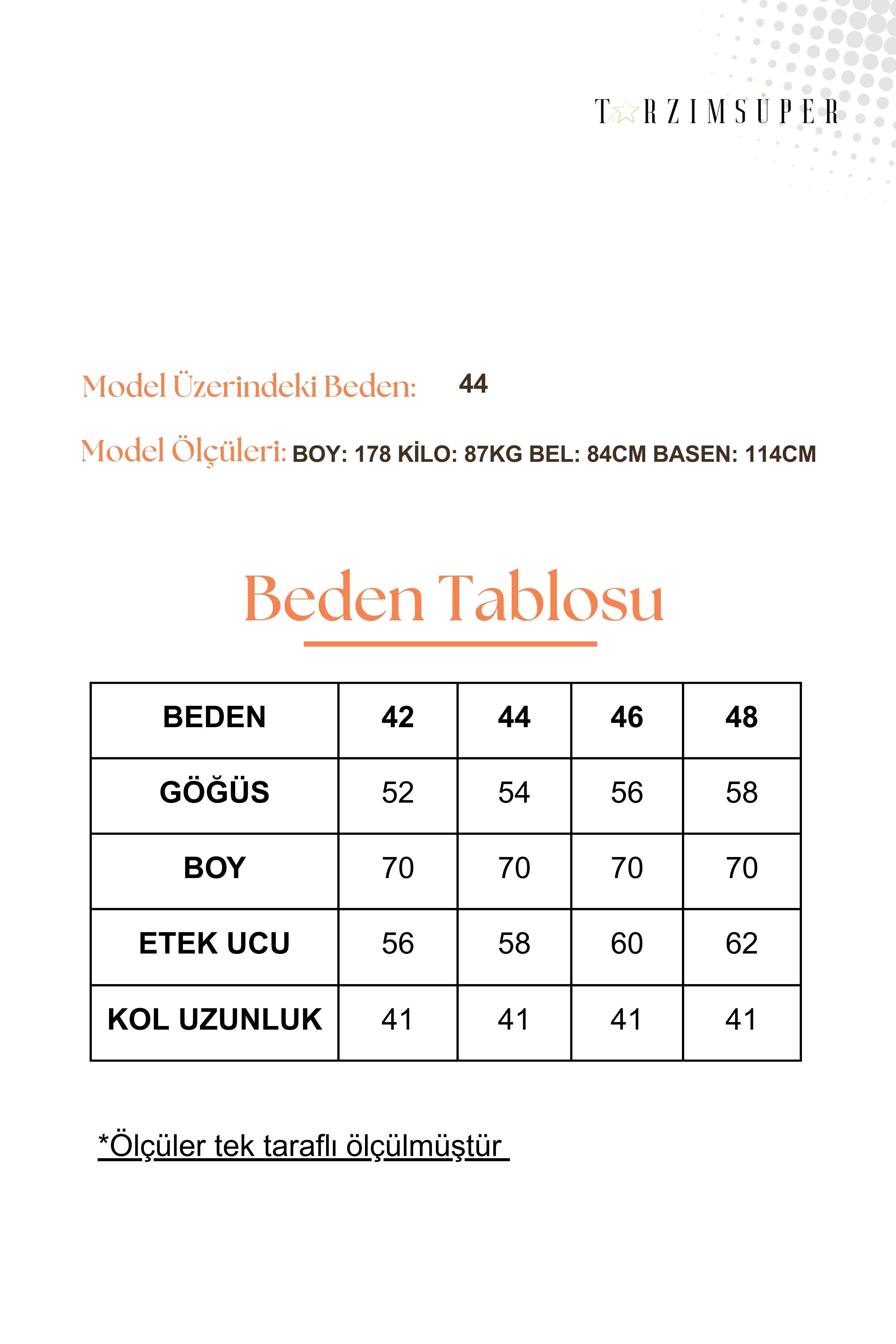 Büyük Beden Kadın  Fakir Kol Şık Yaka  Bluz