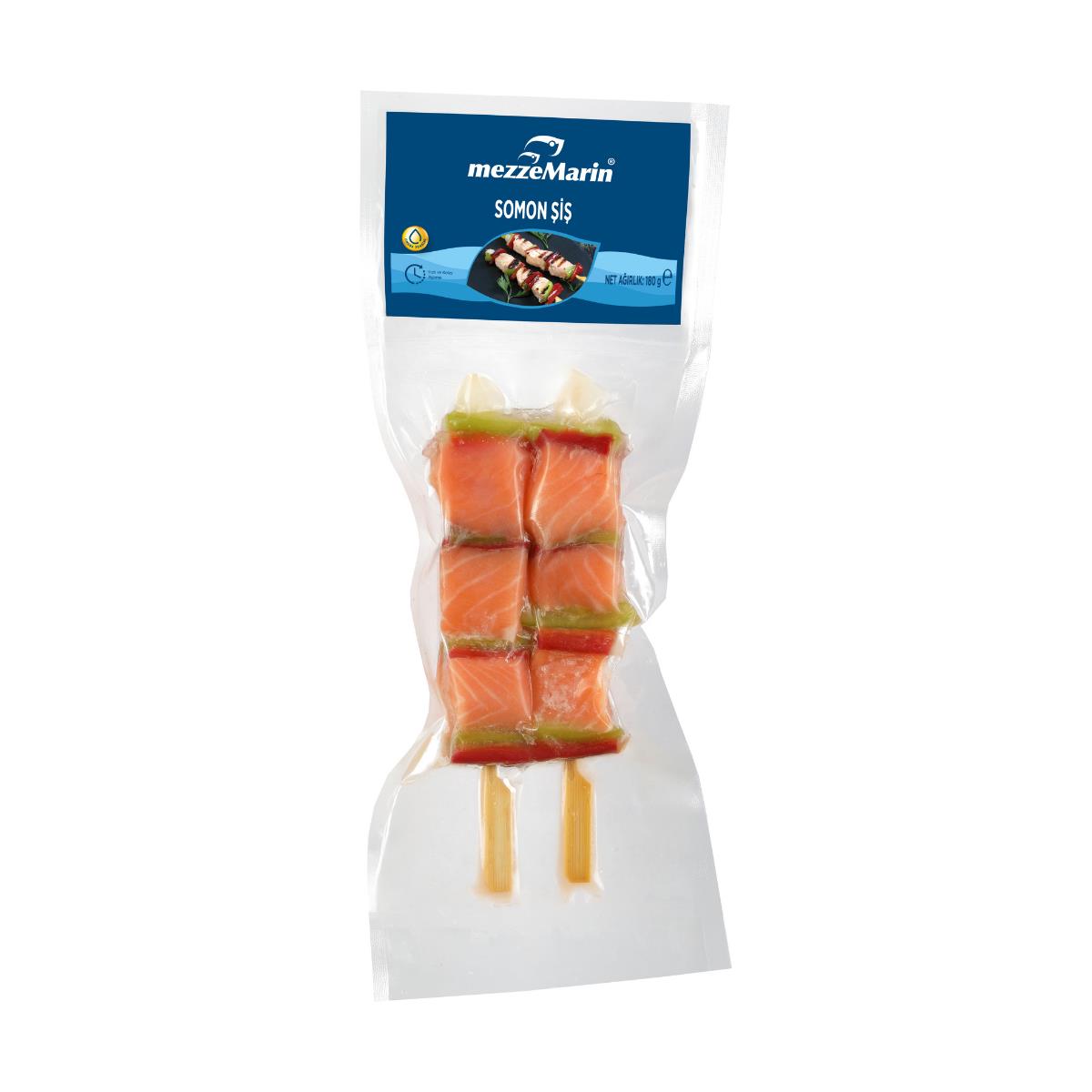 Somon Şiş Sebzeli 180 Gr.