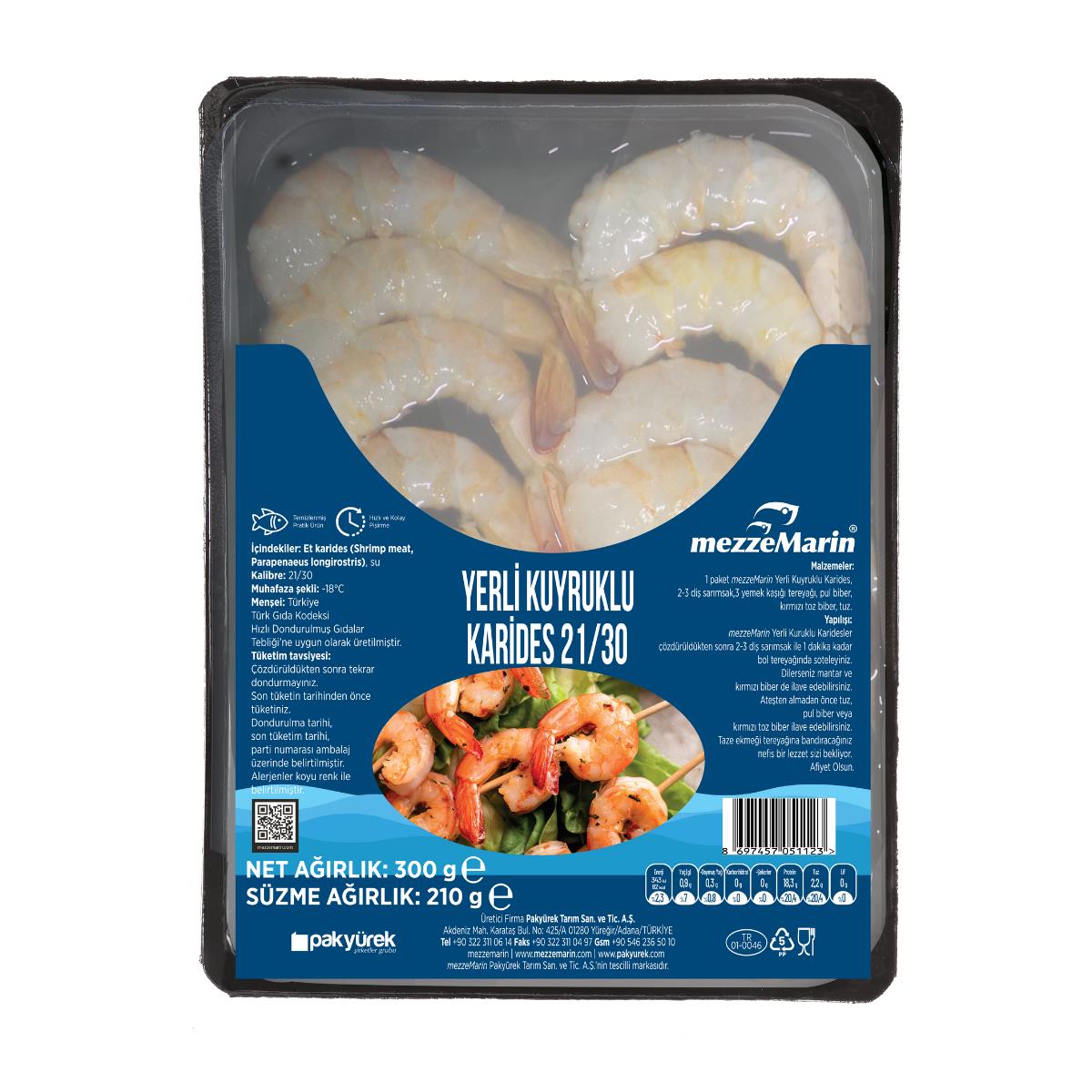 Karides Et Yerli Kuyruklu 300 Gr.