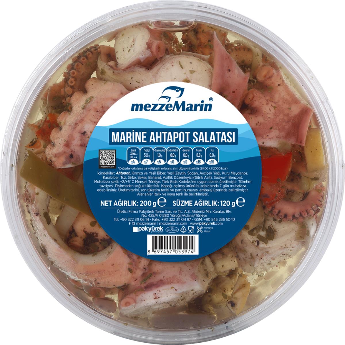 Marine Ahtapot Salatası 200 Gr.