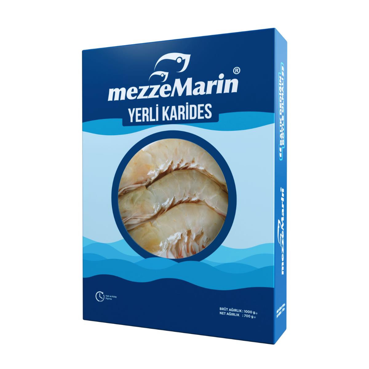 Karides Kabuklu Beyaz Donuk 8/12 1000 Gr.