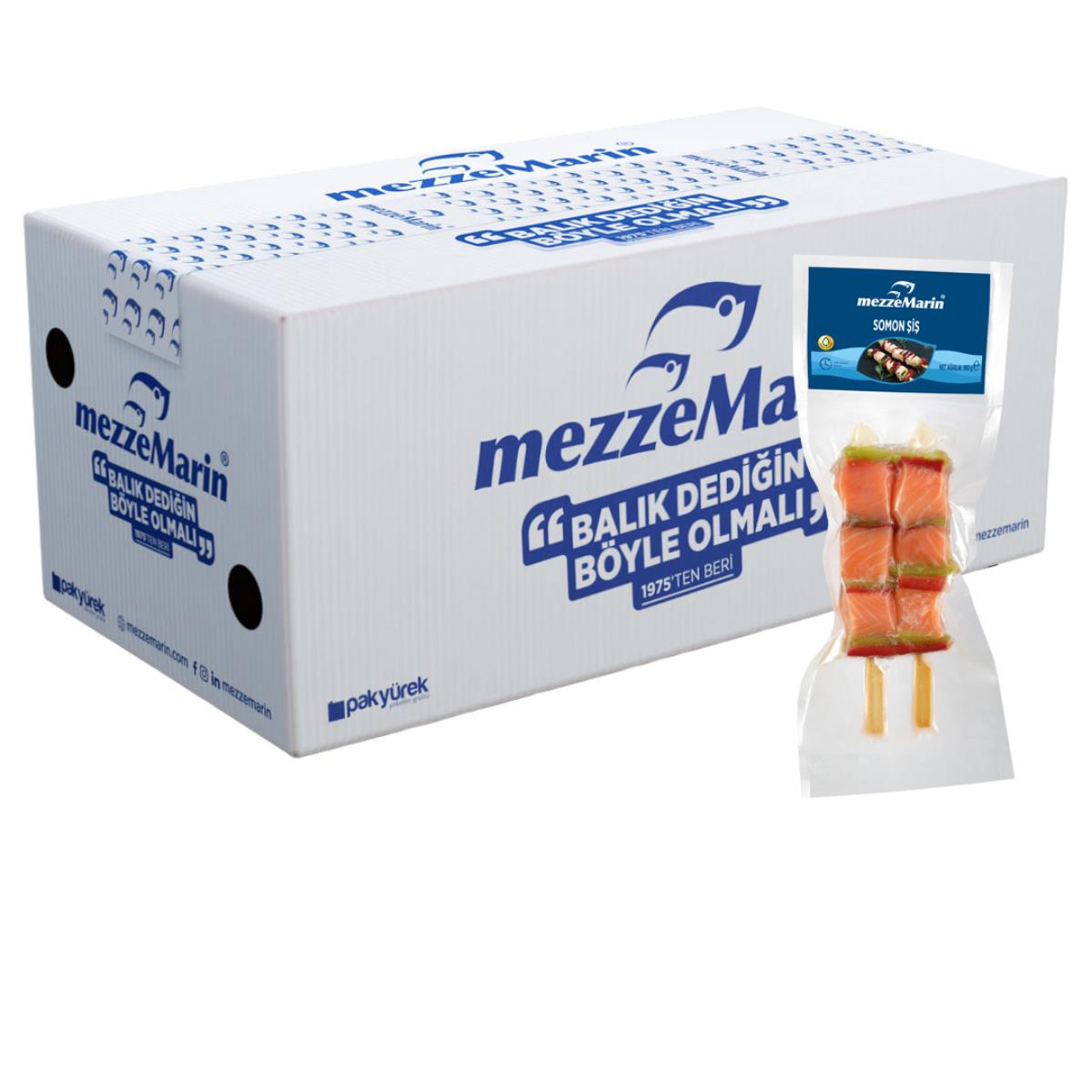 Somon Şiş Sebzeli 180 Gr.