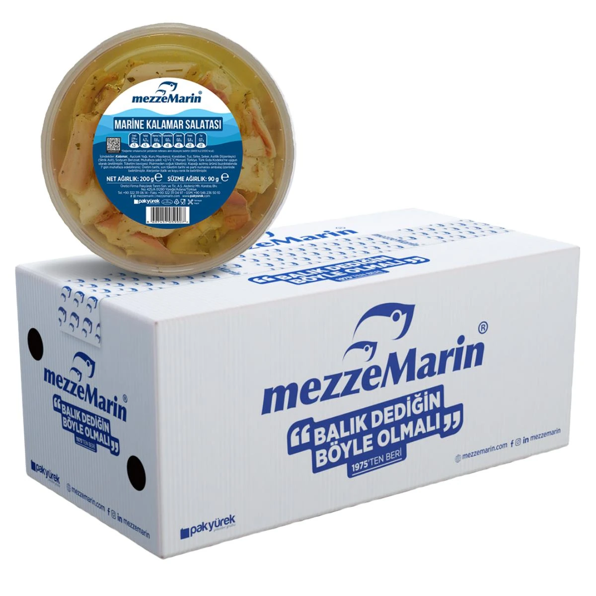 Marine Kalamar Salatası Et 200 Gr.