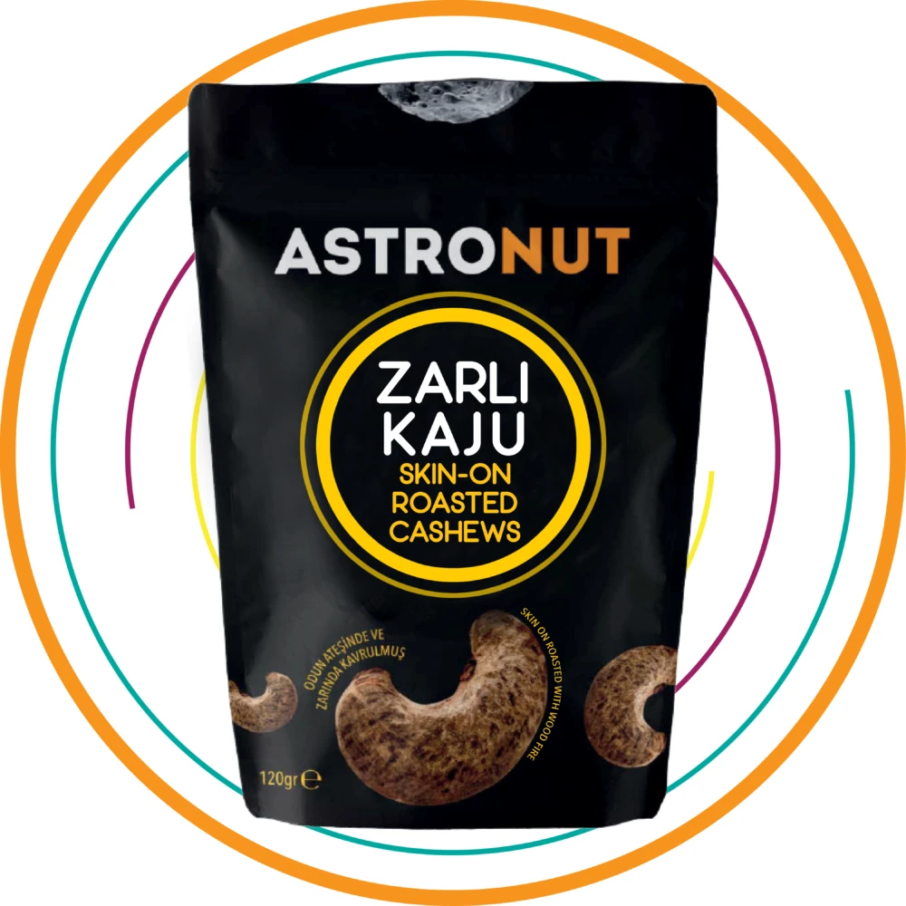 Odun Ateşinde ve Zarında Kavrulmuş Kaju 120 Gr