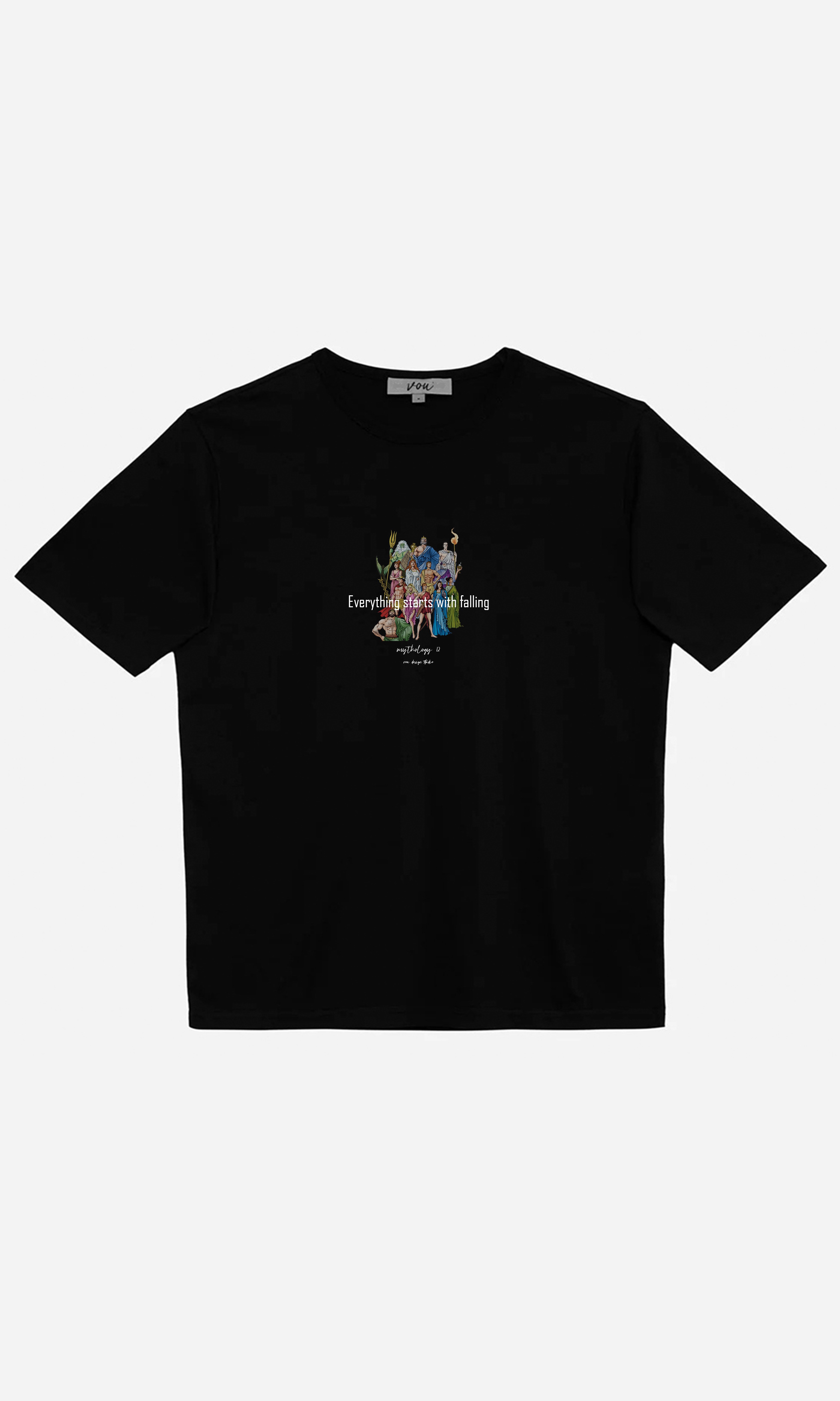 Mythology - Oversize Baskılı Unisex T-Shirt