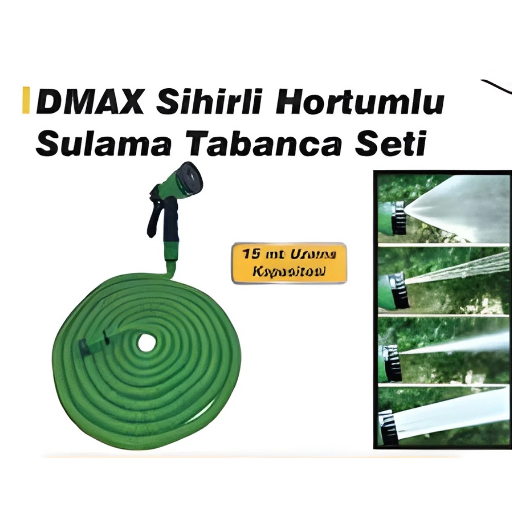 SİHİRLİ HORTUM SULAMA TABANCA SETİ DMAX 4412