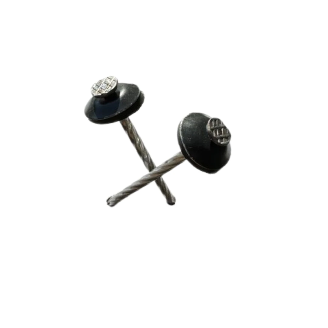 ÇATI ÇİVİSİ  6 cm OYNAR BAŞLI 7016 GRİ